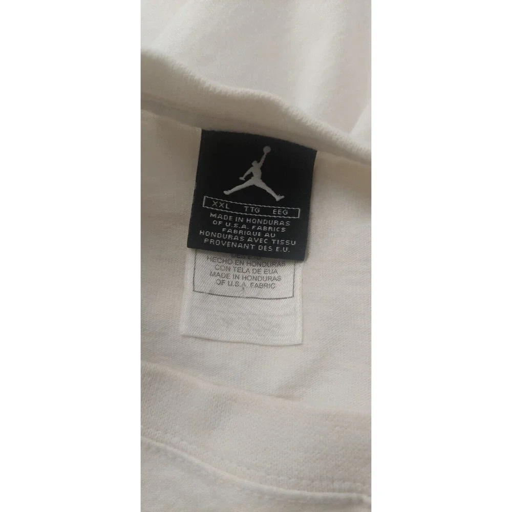 Air Jordan Graphic Tee Shirt Top White Men's Size XXL Y2K Vintage Michael